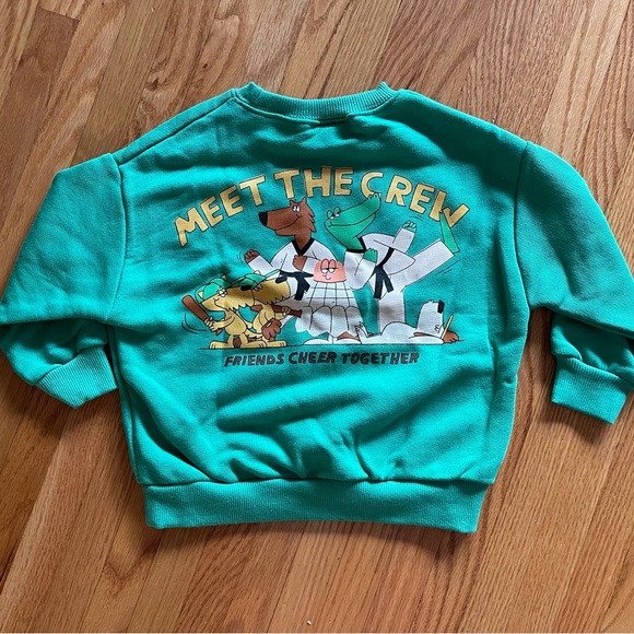 NWT Zara Meet The Crew Sweatshirt size 2T - Picture 2 of 4